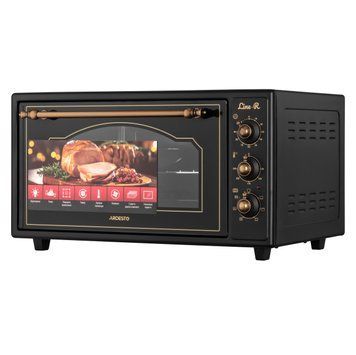 ARDESTO Печь электрическая Line-R, 48л, 1600Вт, механич., конвенция, черный RC_MEO-F48BLR фото