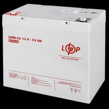 Акумулятор гелевий LPM-GL 12V - 55 Ah LP_15266 фото