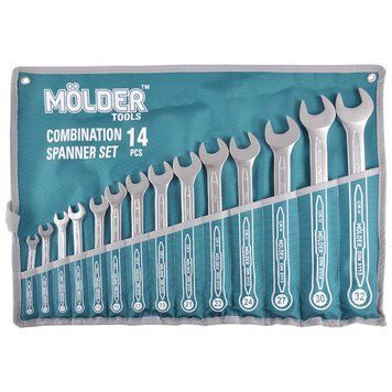 Набор ключей Molder CR-V, 8-32мм, 14шт LI_MT58114 фото