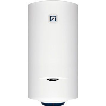 Водонагреватель электрический Ariston круглый BLU1 R PL DRY, 100л, 1,5кВт, сухой тен, мех. кер-ния, C, Италия, RC_3201455 фото