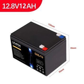 Аккумуляторная батарея GEAR LiFePo4 12.8V / 12 Ah (153.6Wh) (GB-LiFePo4-12.8-12) IP_333 фото