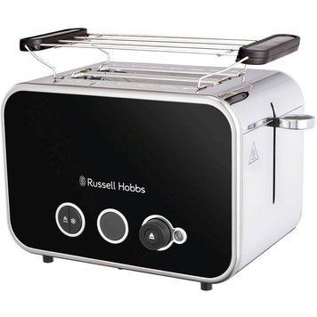 Тостер Russell Hobbs Distinctions 2-Slice 1670Вт, підігрів, розморожування, пластик, чорний RC_26430-56 фото