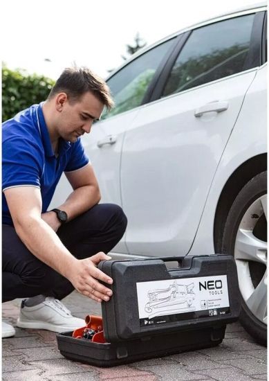 Домкрат Neo Tools, гідравлічний підкатний 2.5т, 85-385мм RC_11-733 фото