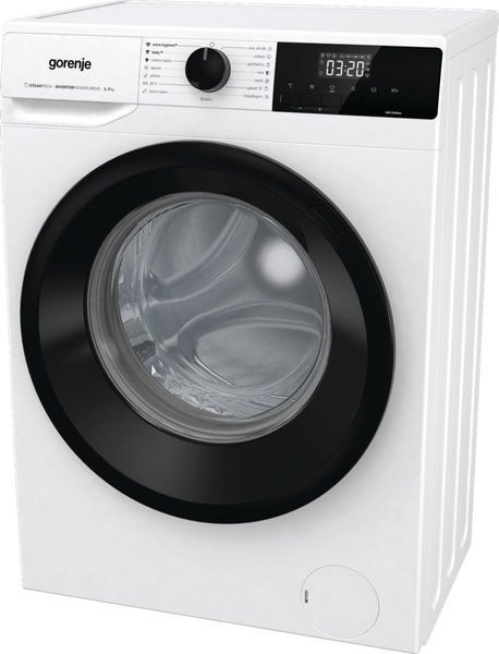 Gorenje Пральна машина фронтальна, 7кг, 1400, A+++, 47см, дисплей, пар, інвертор, білий RC_WNHEI74SAS фото