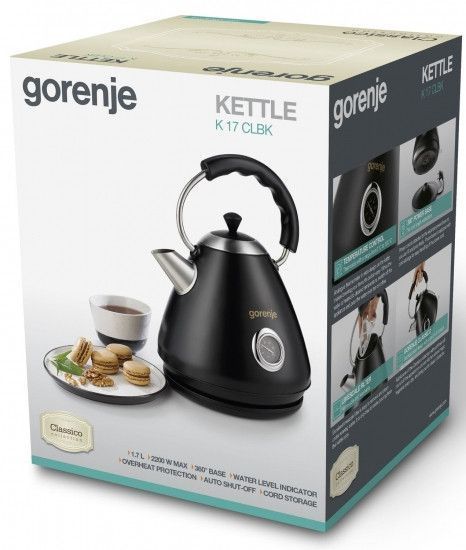 Электрочайник Gorenje K17CLBK RC_K17CLBK фото