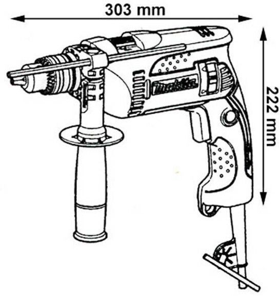 Ударная дрель Makita HP1641K RC_HP1641K фото