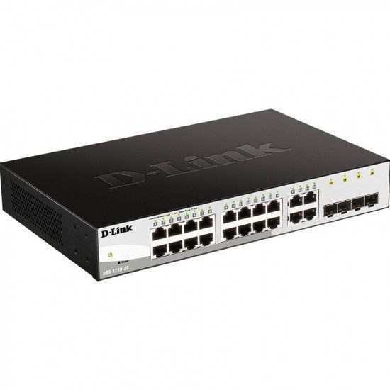 Коммутатор D-Link DGS-1210-20/FL 16xGE, 4xSFP/GE, Websmart RC_DGS-1210-20/FL фото