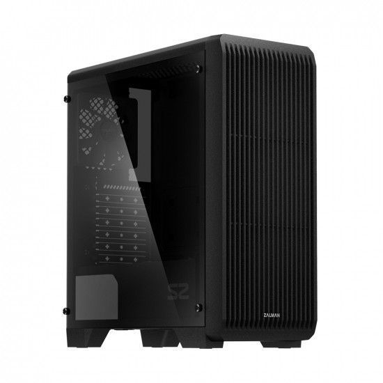Корпус Zalman S2 TG, без БП, 1xUSB3.0, 2xUSB2.0, 3x120мм, VGA 330мм, LCS ready, TG Side Panel, ATX, чорний RC_S2TG фото