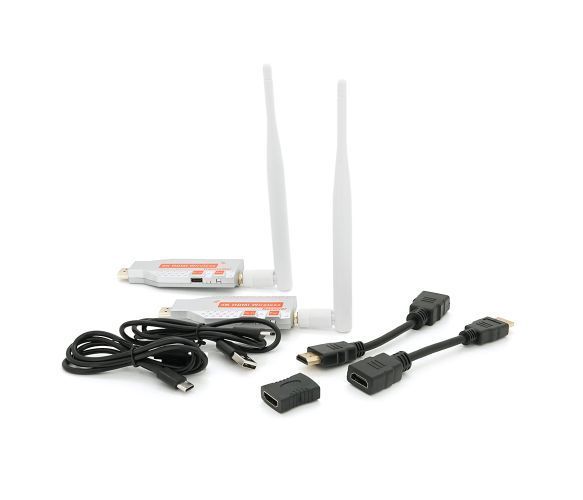Одноканальный активный удлинитель HDMI сигнала по WIFI 4К100 . Дальность передачи: до 100 метров, 4К U_19541 фото