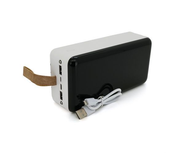Повербанк Bix-50000mAh, Input:MicroUSB+Type-C, Output:4USB/Type-C/MicroUSB/Lightning, QC22.5W/PD20W, White U_29697 фото