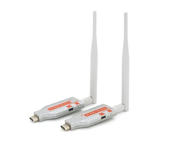 Одноканальный активный удлинитель HDMI сигнала по WIFI 4К100 . Дальность передачи: до 100 метров, 4К U_19541 фото