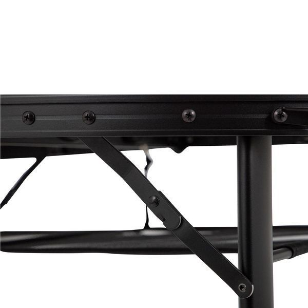 Стіл Bo-Camp Woodbine Oval 100x70 cm Black/Wood look (1404185) DS_DAS302783 фото