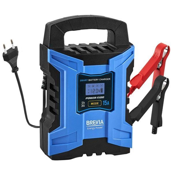 Зарядное устройство АКБ Brevia Power1500 15A, 12V/24V LI_21500EP фото