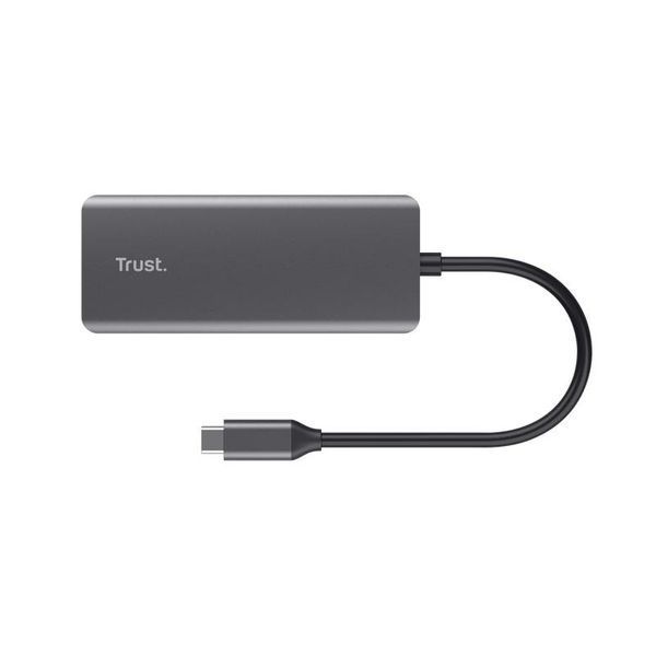 Хаб Trust Dalyx 6-in-1 USB-C Multi-port Dock Aluminium RC_24968_TRUST фото