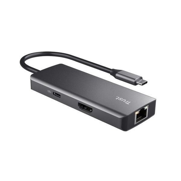 Хаб Trust Dalyx 6-in-1 USB-C Multi-port Dock Aluminium RC_24968_TRUST фото