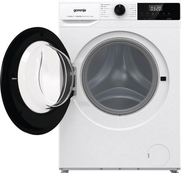Gorenje Пральна машина фронтальна, 7кг, 1400, A+++, 47см, дисплей, пар, інвертор, білий RC_WNHEI74SAS фото