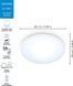 Потолочный светильник умный WiZ SuperSlim Ceiling, 16W, 1500lm, 29,2см, 2700-6500K, Wi-Fi, белый RC_929002685101 фото 9