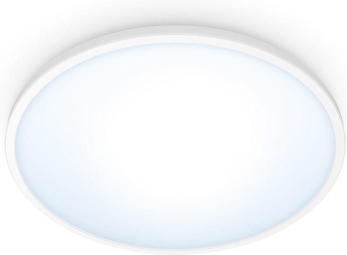 Потолочный светильник умный WiZ SuperSlim Ceiling, 16W, 1500lm, 29,2см, 2700-6500K, Wi-Fi, белый RC_929002685101 фото