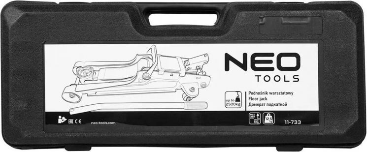 Домкрат Neo Tools, гідравлічний підкатний 2.5т, 85-385мм RC_11-733 фото
