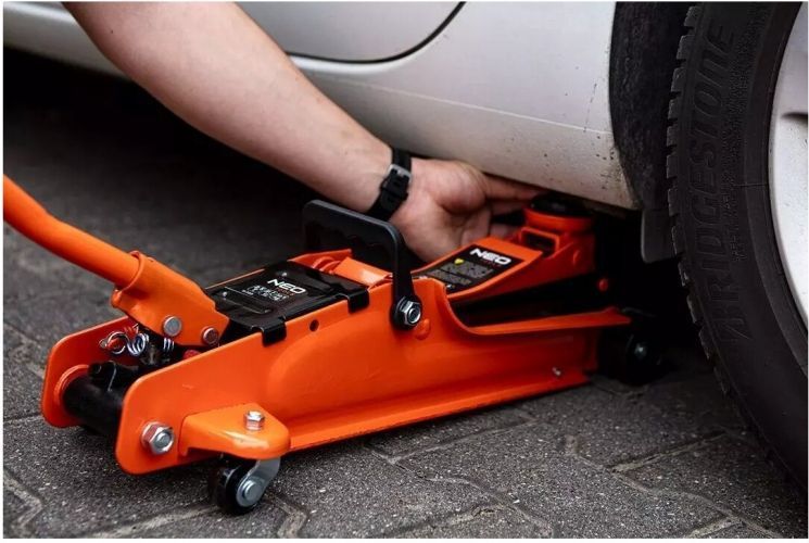 Домкрат Neo Tools, гідравлічний підкатний 2.5т, 85-385мм RC_11-733 фото