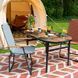 Стіл Bo-Camp Woodbine Oval 100x70 cm Black/Wood look (1404185) DS_DAS302783 фото 8