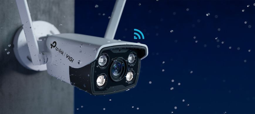 IP-камера TP-LINK VIGI С340-W-4, PoE, 4Мп, 4 мм, Wi-Fi, H265+, IP66, Bullet, цветное ночное видение, внешняя RC_VIGI-C340-W4 фото