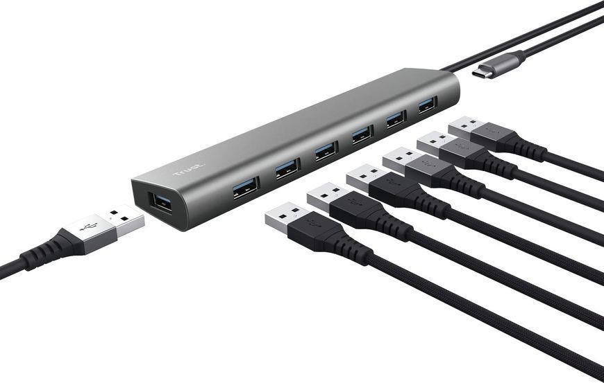 USB-хаб DALYX 7-IN-1 USB-A 3.2 ALUMINIUM Trust RC_24967_TRUST фото