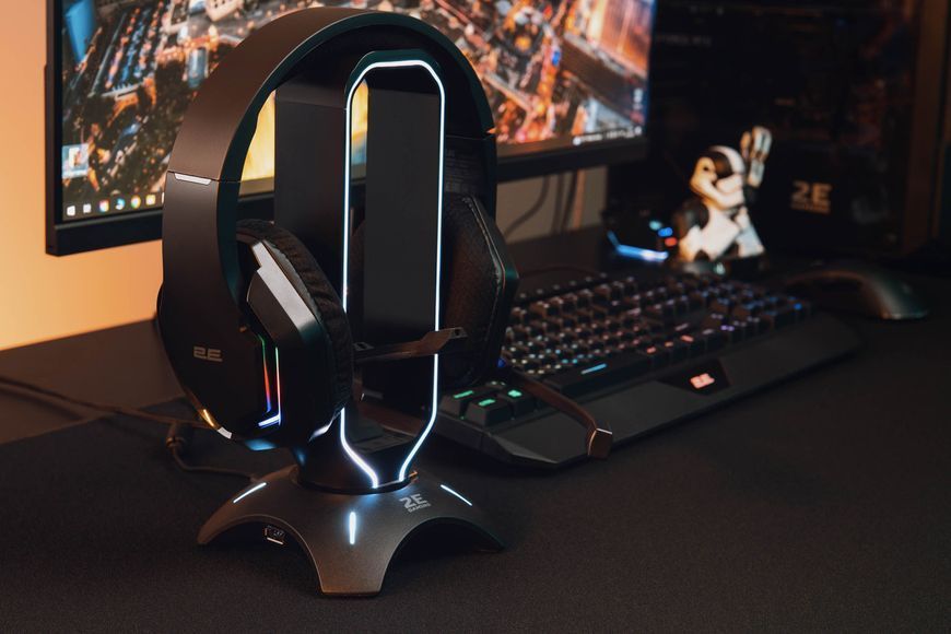 Гарнітура ігрова 2E GAMING HG315, 7.1, USB-A, RGB, 2м, чорний RC_2E-HG315BK-7.1 фото