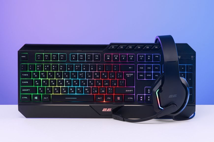 Гарнітура ігрова 2E GAMING HG315, 7.1, USB-A, RGB, 2м, чорний RC_2E-HG315BK-7.1 фото