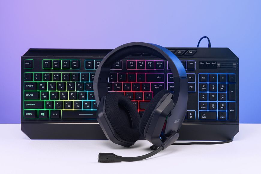 Гарнітура ігрова 2E GAMING HG315, 7.1, USB-A, RGB, 2м, чорний RC_2E-HG315BK-7.1 фото