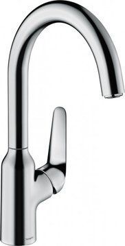 Змішувач для кухні Hansgrohe Focus M42, довж.виливу - 204мм, поворотний, 1важіль, KM220, хром RC_71802000 фото
