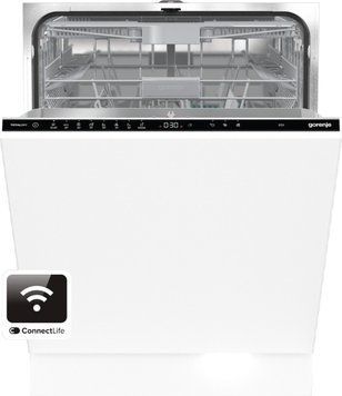 Посудомийна машина Gorenje вбудована, 16компл., A+++, 60см, інвертор,Wi-Fi, сенсорн.упр, 3і кошики, RC_GV673C60 фото