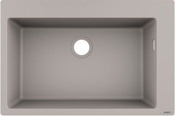 Мийка кухонна Hansgrohe S51, S510-F660, сірий бетон RC_43313380 фото