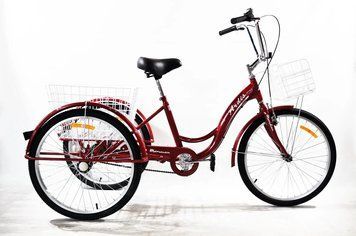 Велосипед триколісний Ardis Meridian 24 AMA_Velo1_red фото