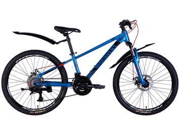 Велосипед AL 24" Discovery QUBE DD CS рама-11,5" синьо-чорний 2025 VT_OPS-DIS-24-337 фото