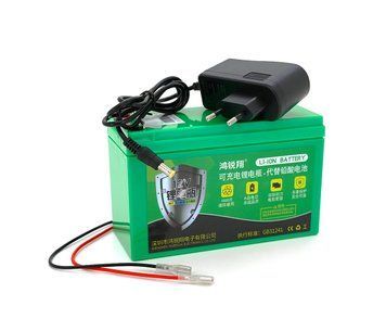 Акумуляторна батарея літієва Voltronic 12V 10Ah з елементами Li-ion 18650 (150х65х94) + зарядний пристрій U_01875 фото