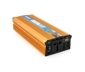 Інвертор напруги M2000W (DC:900W), 12/220V з апроксимованою синусоїдою, 1 універсальна розетка, 1*USB (DC:5V/2A), U_28562 фото