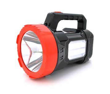 Фонарь поисковый Silver Toss ST-6678, 1LED+14SMD T6, 10W, 1+1 режим, 6000mah, Black/Red, IP40, кабель 220В, U_28912 фото