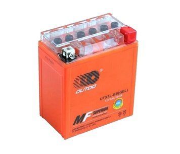 Мотоаккумулятор OUTDO UTX7L-BS GEL, 12V 7 Ah (113 х 70 х 130), Orange, Q8 U_22110 фото