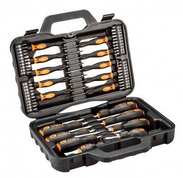 Викрутки Neo Tools, набір 58 од., біти, кейс RC_04-211 фото