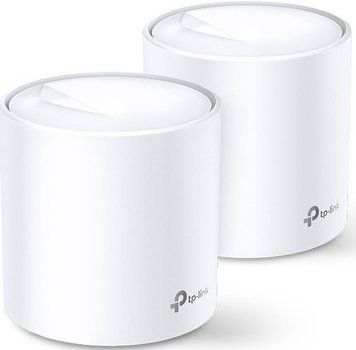 Система WiFi-Mesh TP-LINK Deco X60 AX5400, 1xGE LAN, 1xGE WAN, 1мод RC_DECO-X60-2-PACK фото