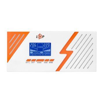 ДБЖ з правильною синусоїдою 12V LPM-PSW-1500VA (1050Вт) White LP_22755 фото