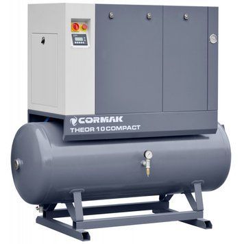 Комплект CORMAK THEOR 20 INVERTER Compact (гвинтовий компресор THEOR20, осушувач повітря N20S, бак 500л) KM_THEOR 20-10 INVERTER фото