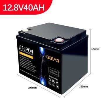 Аккумуляторная батарея GEAR LiFePo4 12.8V/40 Ah (512Wh) (GB-LiFePo4-12.8-40) IP_334 фото