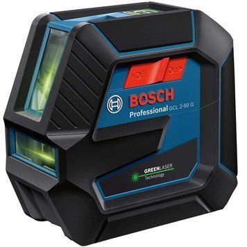 Лазерний нівелир Bosch GCL 2-50 G Professional з держачем RM 10, чохлом, мішенню (0601066M00) RC_0.601.066.M00 фото
