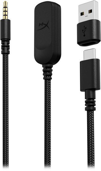 Гарнитура игровая HyperX Cloud III, mini-jack/USB-A/USB-C, 1.2м/1.3м, черный RC_727A8AA фото