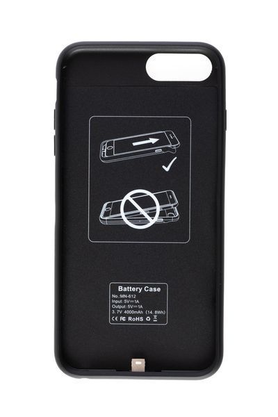 Чохол акумулятор AmaCase для iPhone 8 Plus Чорний (4000 маг) AMA_017 фото