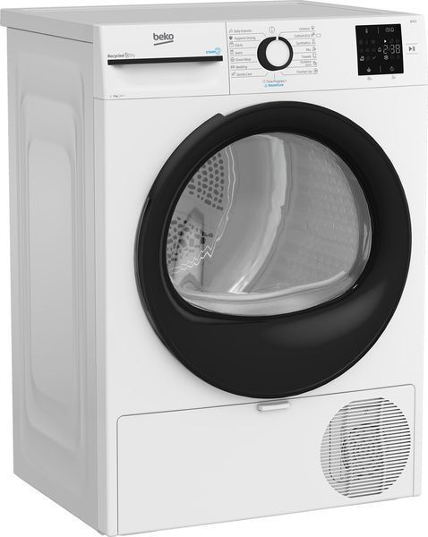 Beko Сушильная машина тепловой насос, 7кг, A++, 54.5см, дисплей, ф-ция ПАР, белый RC_BM3T37239WB фото