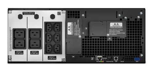 APC ДБЖ Smart-UPS Online 6000VA/6000W, RM 4U, LCD, USB, RS232, 6xC13, 4xC19 RC_SRT6KRMXLI фото