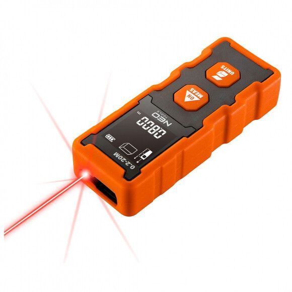 Лазерний далекомір NEO Tools 0.2 &mdash; 20 м (75-202) RC_75-202 фото